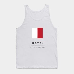 Hotel: ICS Flag Semaphore Tank Top